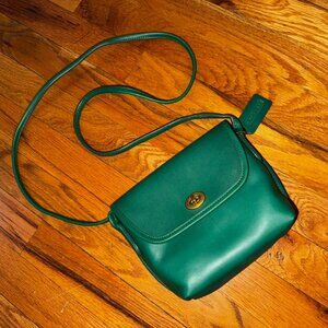 Coach 1941 Archives Turnlock Pouch The Originals Glovetanned Leather Green